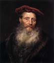 bearded man with a velvet cap